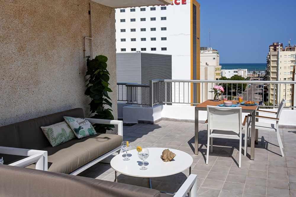 Atico Terrazas Playa Gandia Apartman Playa de Gandia Kültér fotó